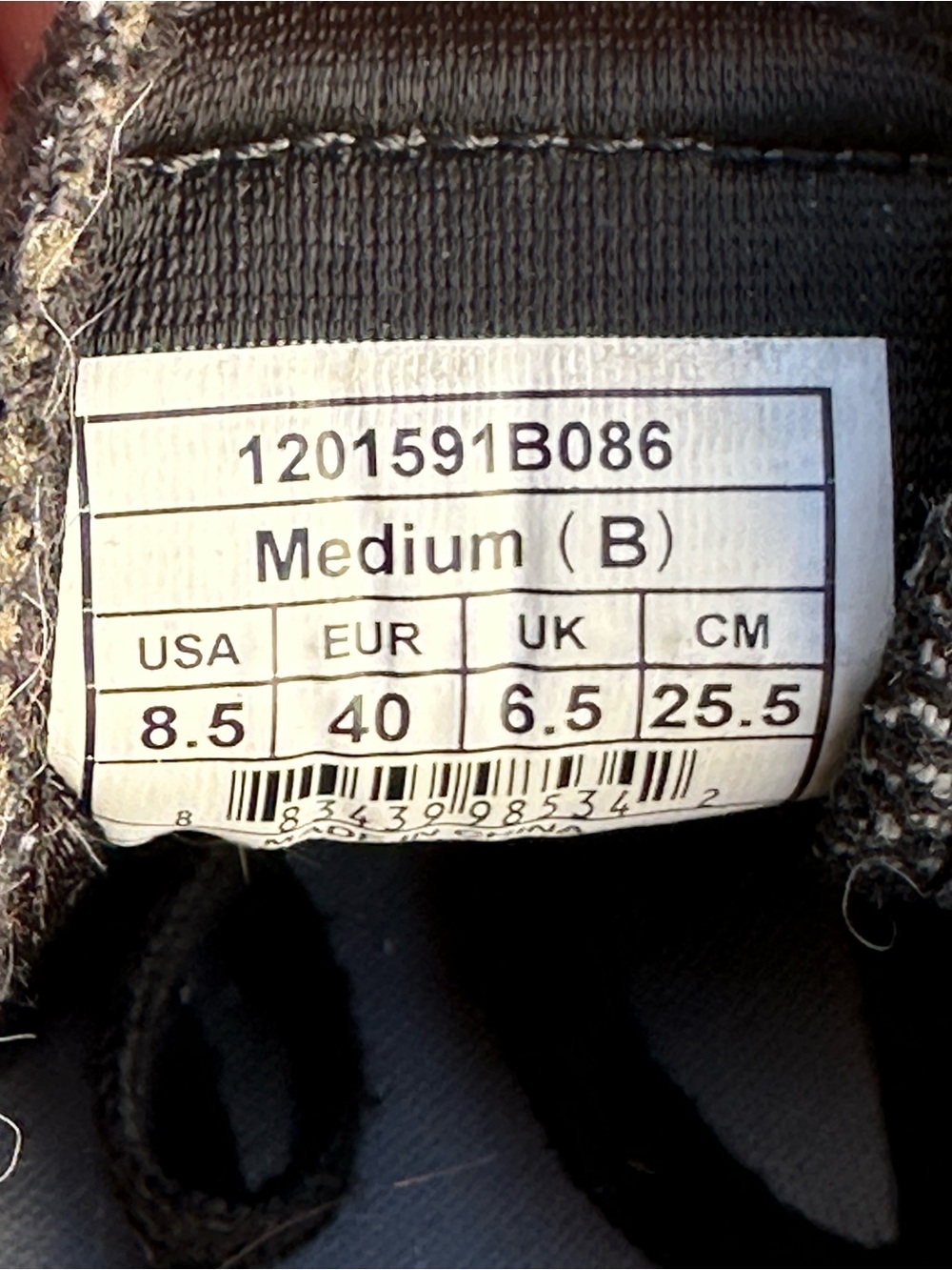 Brooks Heritage Vanguard Tweed Herringbone Suede Retro Running Sneakers~8.5 - Picture 8 of 8